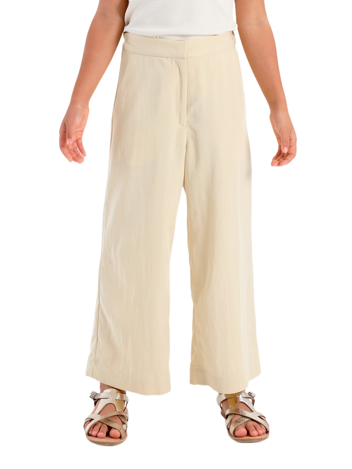 Брюки для девочки О57291 (молочный)