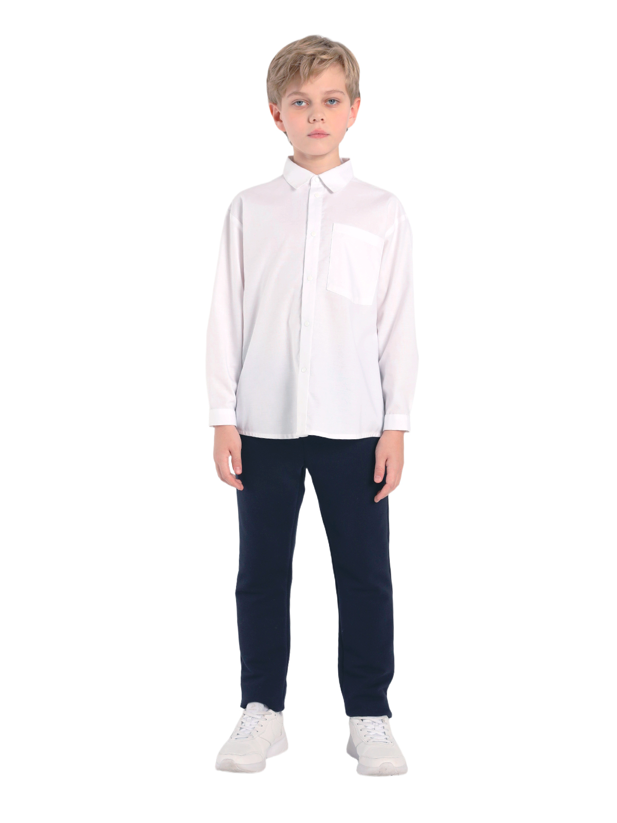 Верхняя сорочка для мальчика О17065 (белый)