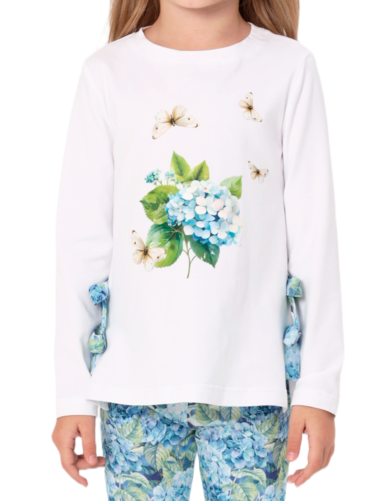 Джемпер для девочки О57302 (белый)