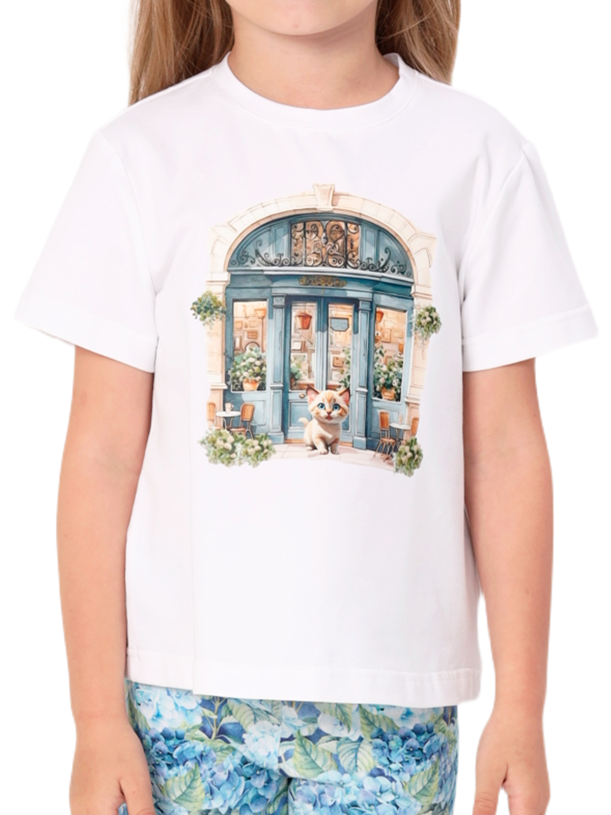 Джемпер для девочки О57303 (белый)