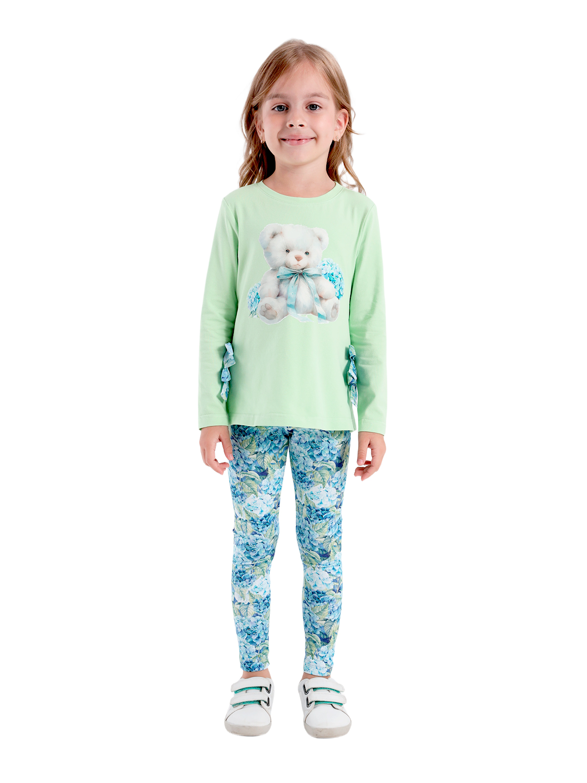 Джемпер для девочки О57302 (зеленый)