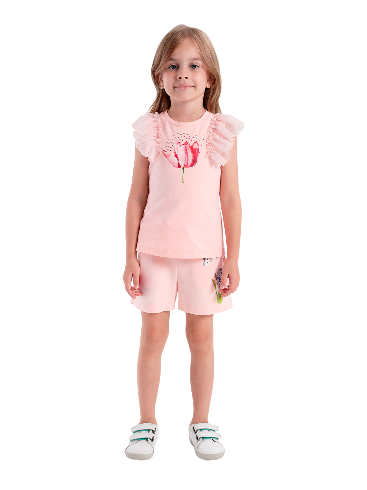 Блузка для девочки О57239 (розовый)