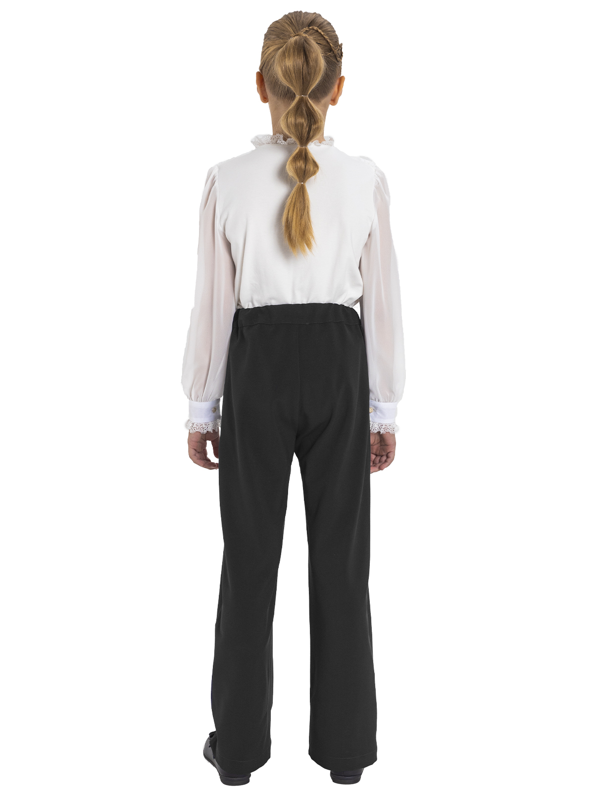 Блузка для девочки О76982 (белый)