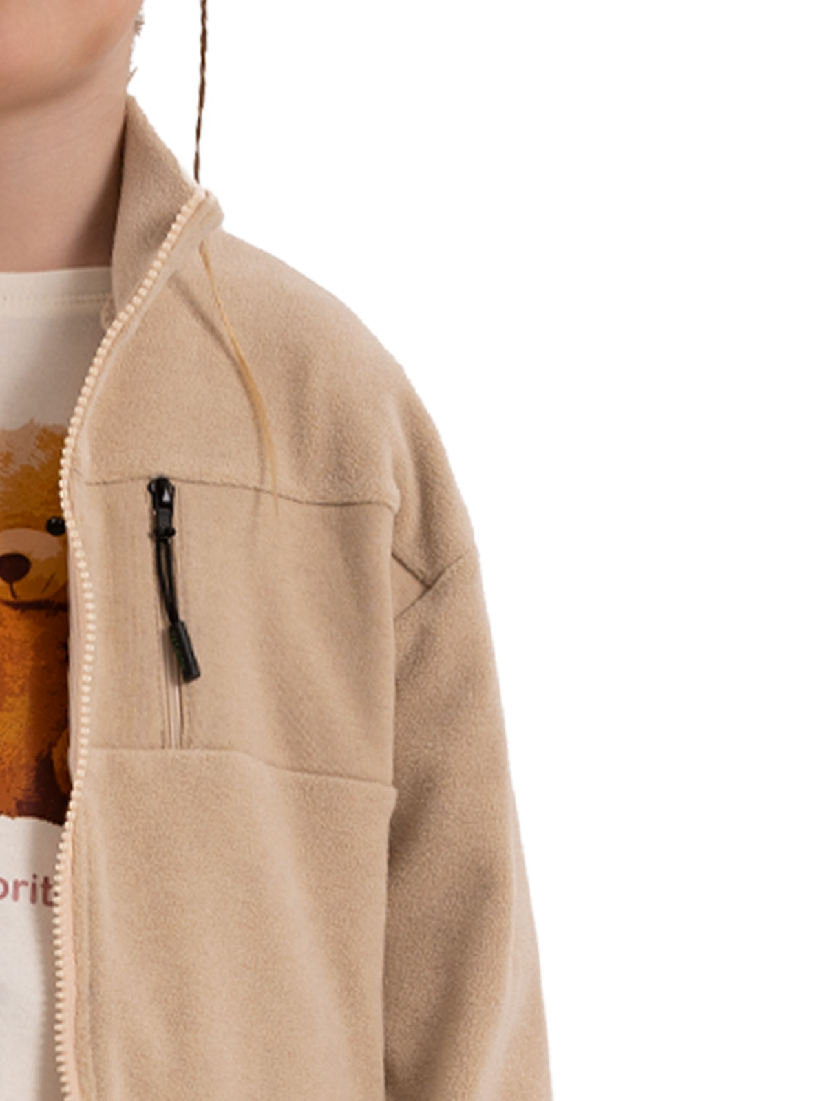 Куртка для девочки О67149 (бежевый)