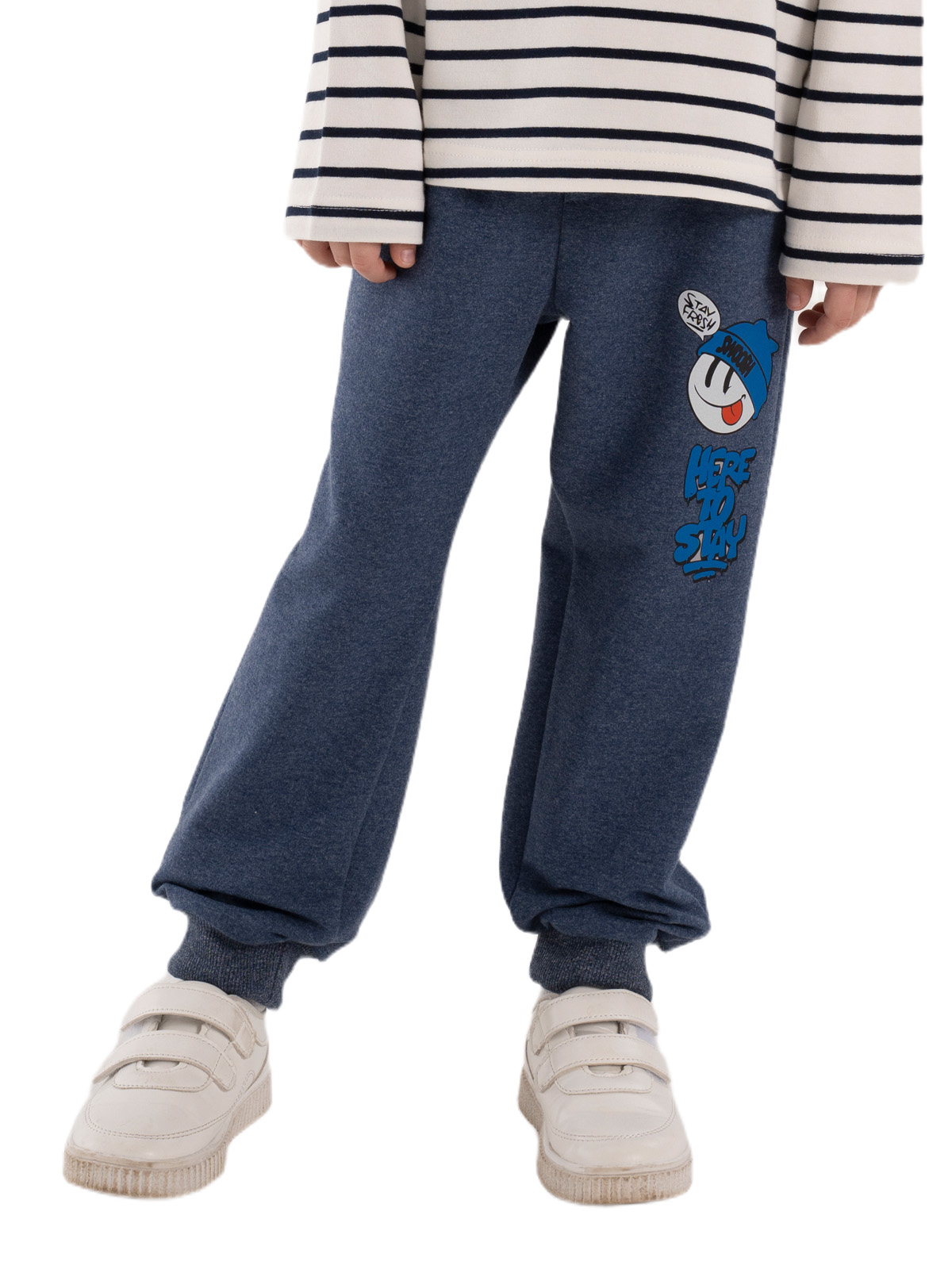 Брюки для мальчика О37128 (синий)