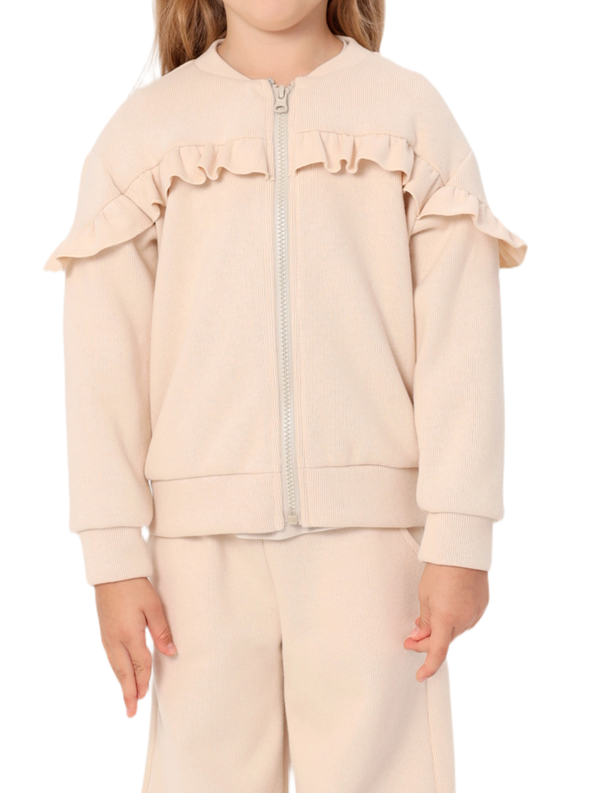 Джемпер для девочки О57304 (бежевый)