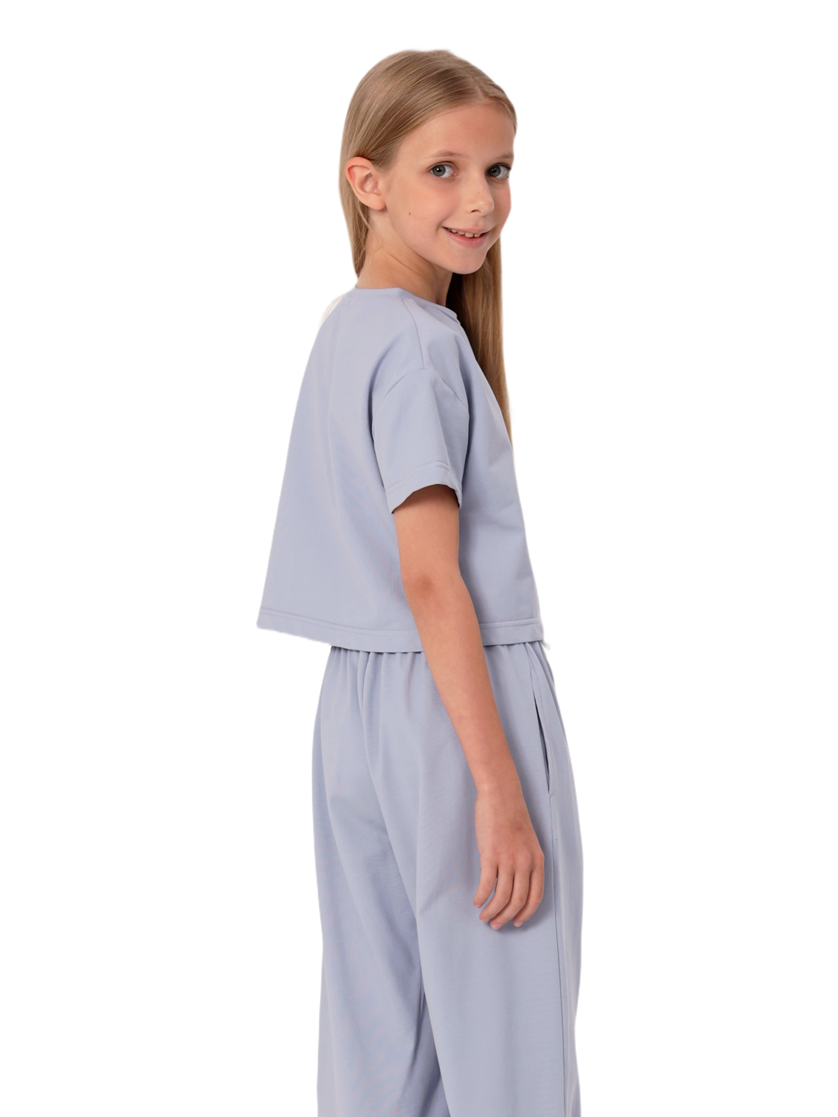 Комп.:джемп.,брюки для девочки О56910 (сиреневый)