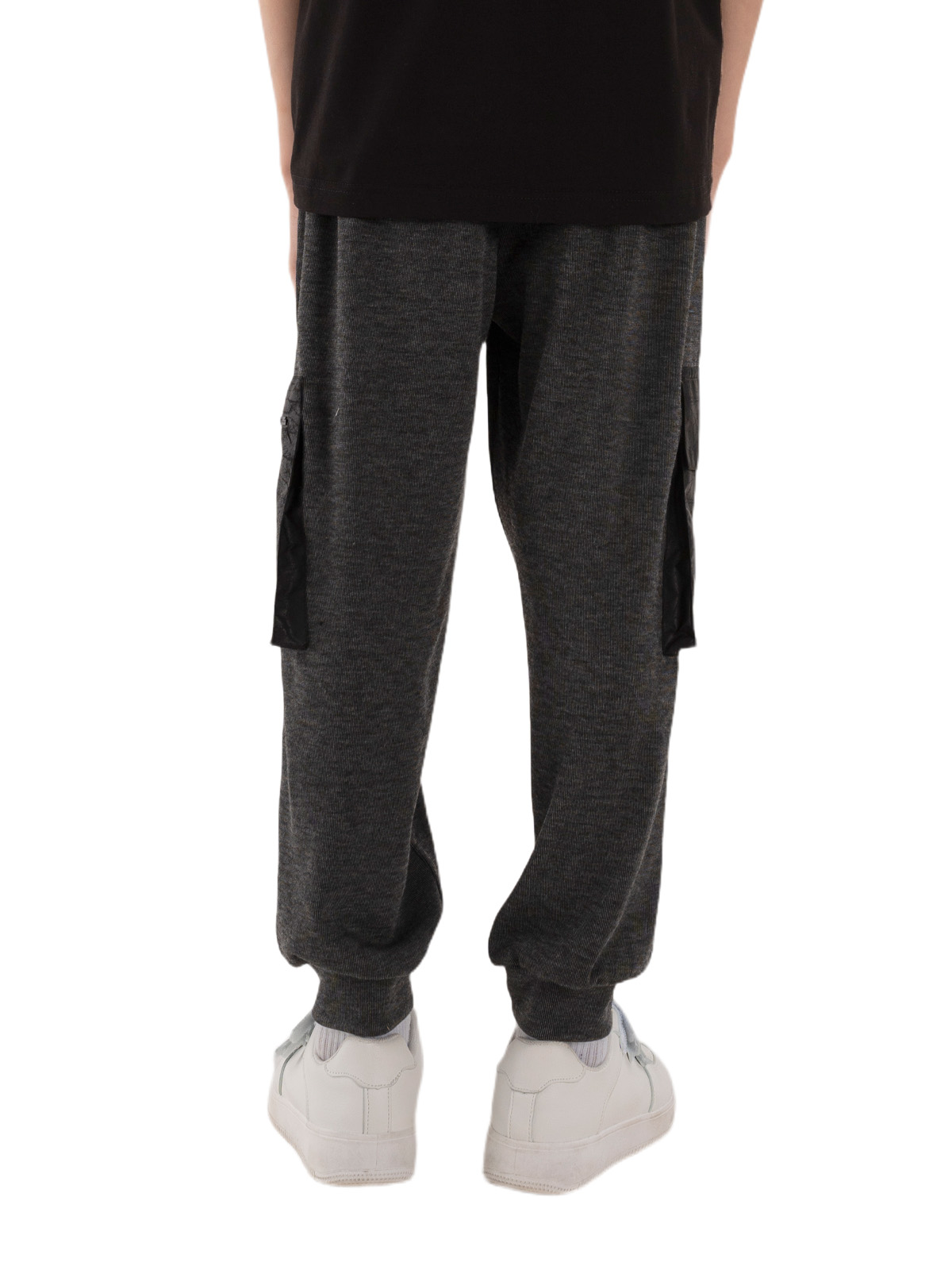 Брюки для мальчика О37164 (черный)