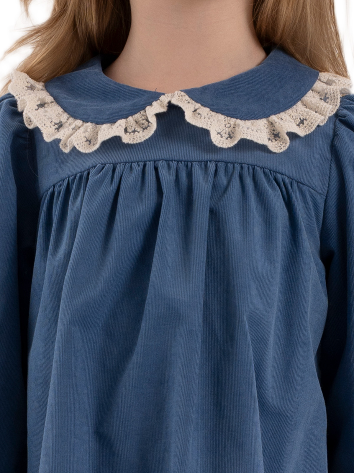 Платье для девочки О67146 (синий)