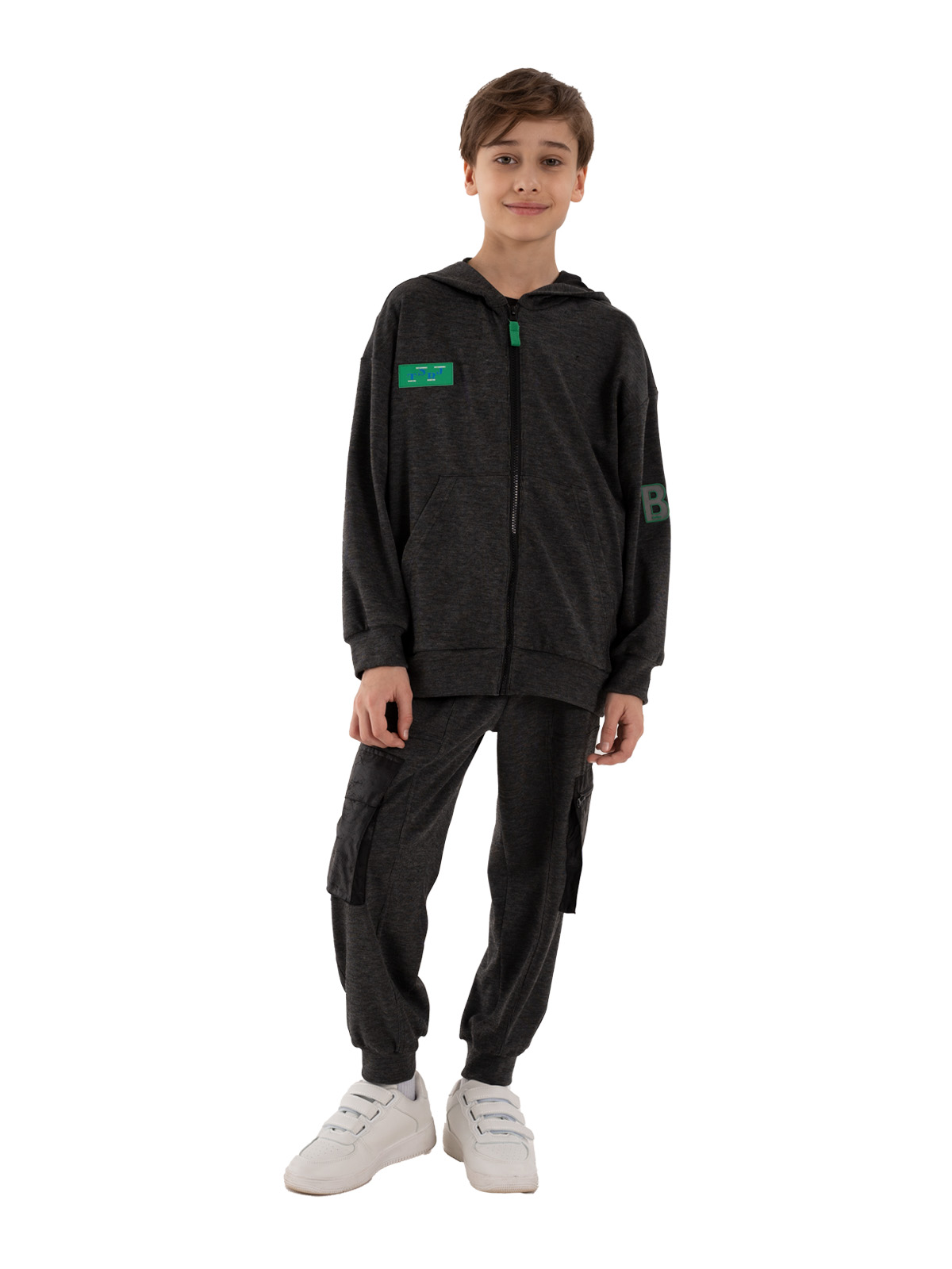 Джемпер для мальчика О37163 (черный)