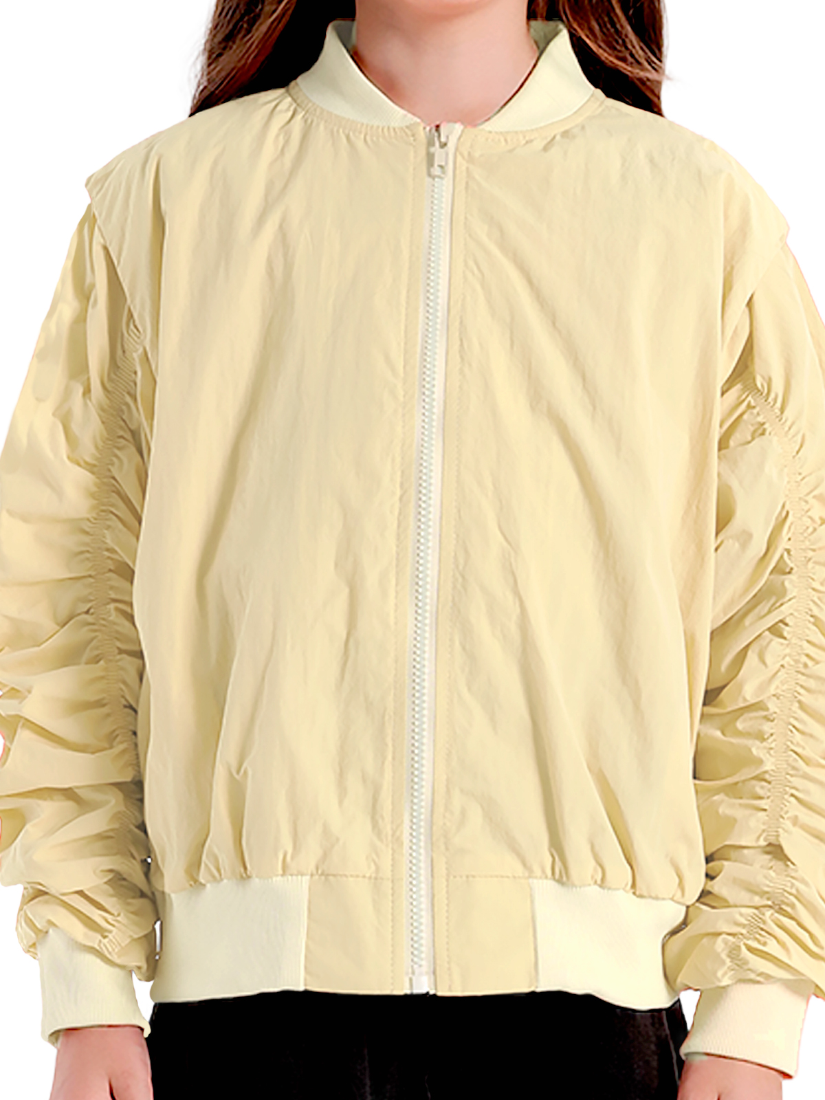 Куртка для девочки О57272 (желтый)