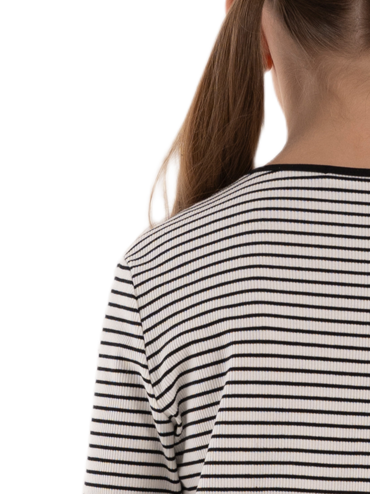 Джемпер для девочки О67082 (белый-черный)