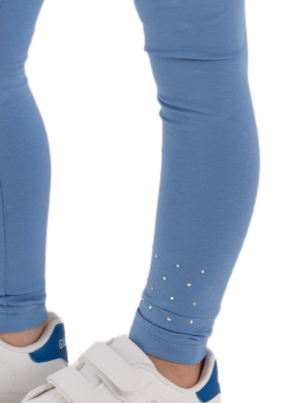 Брюки для девочки О67158 (синий)