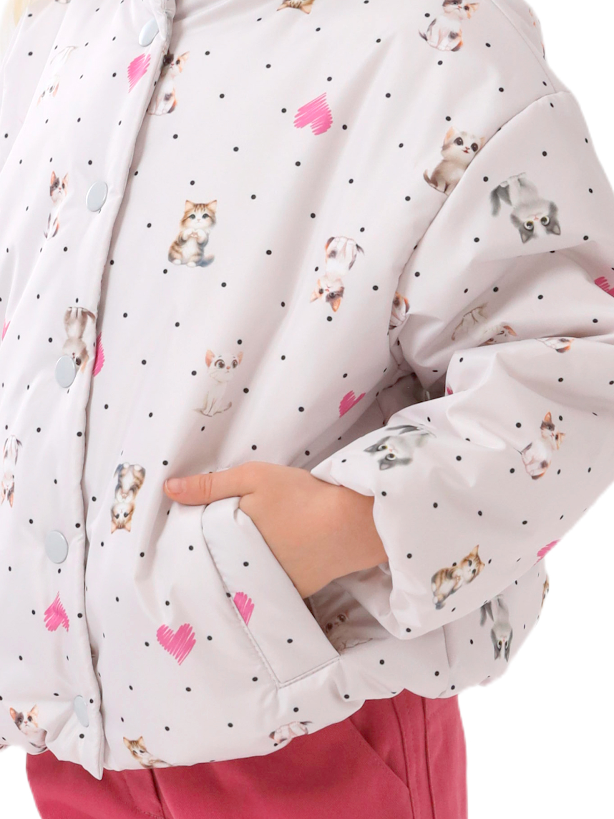 Куртка для девочки О57298 (бежевый)