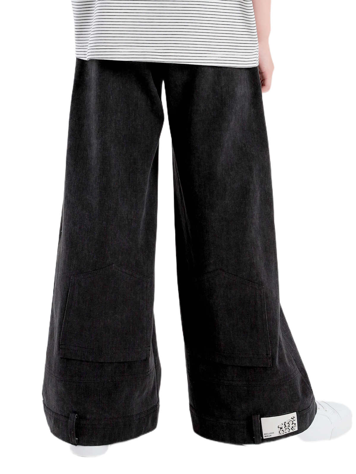 Брюки для девочки О57280 (черный)