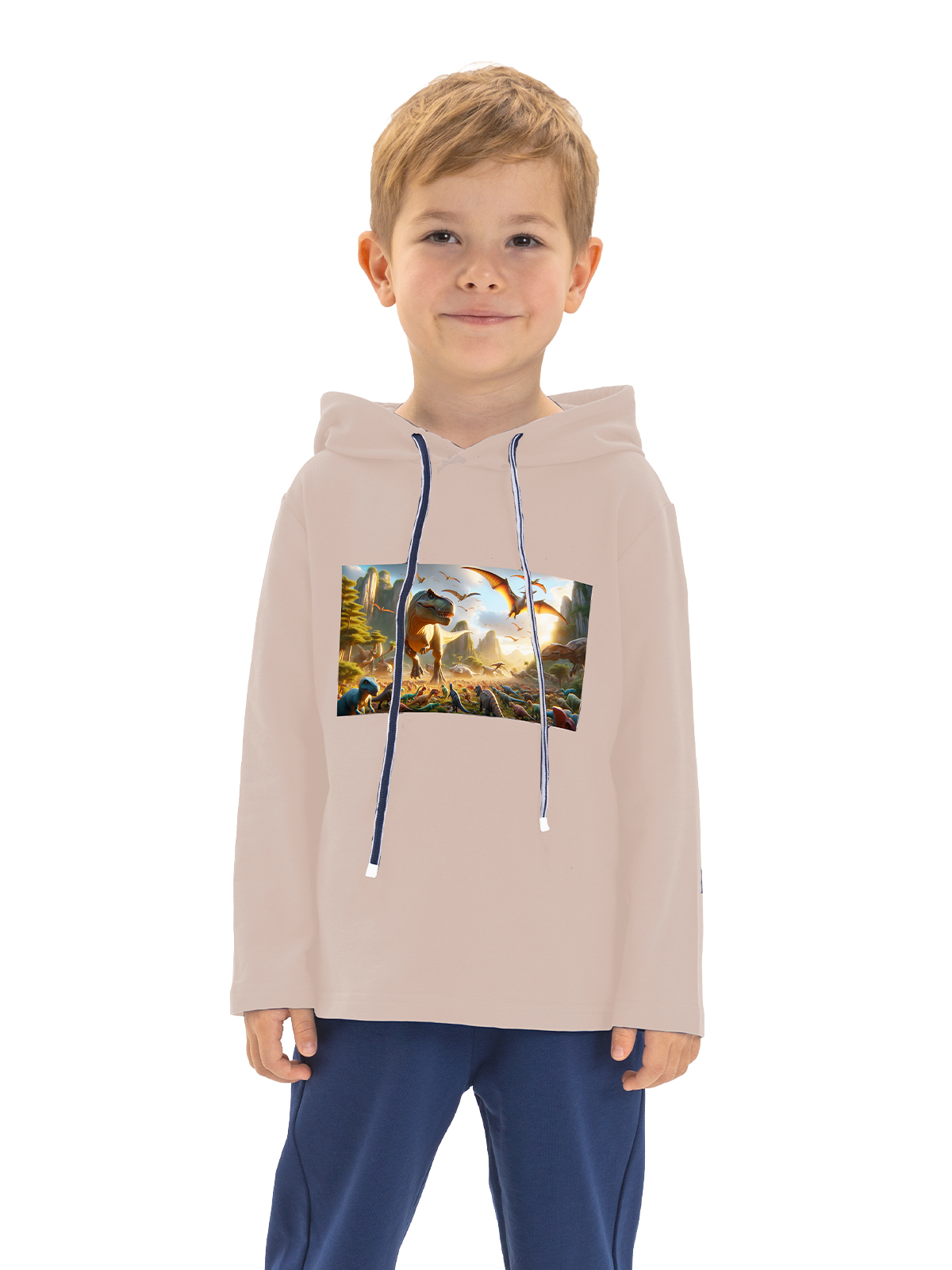 Джемпер для мальчика О35830 (бежевый)