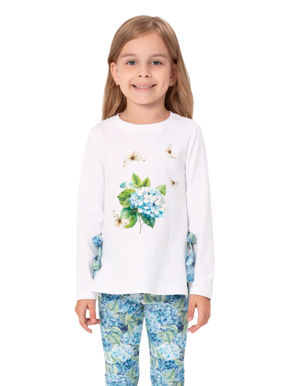 Джемпер для девочки О57302 (белый)