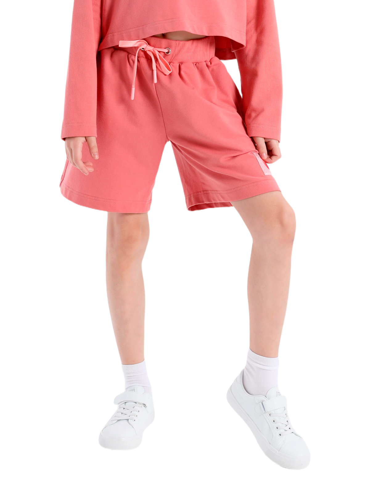 Шорты для девочки О57275 (красный)