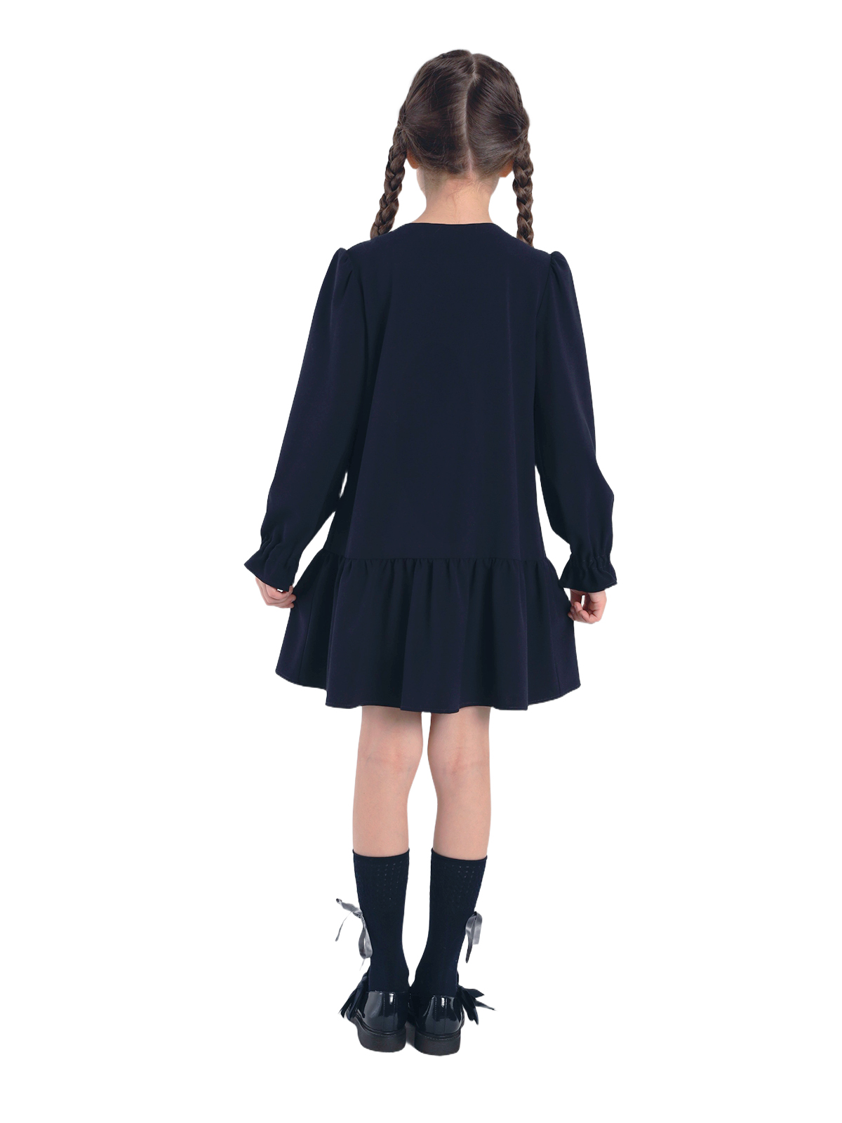 Платье для девочки О77053 (синий)