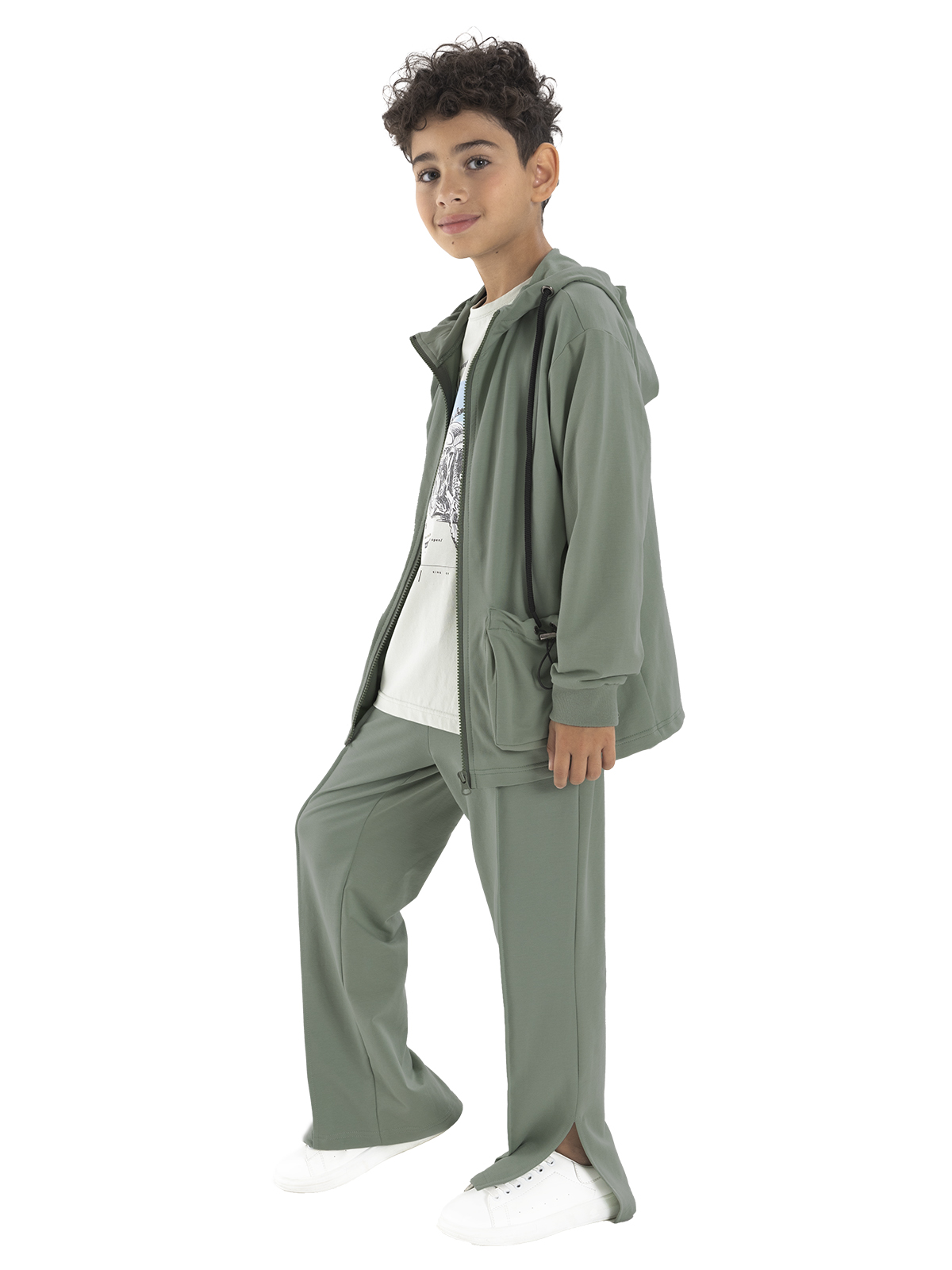 Джемпер для мальчика О46951 (зеленый)