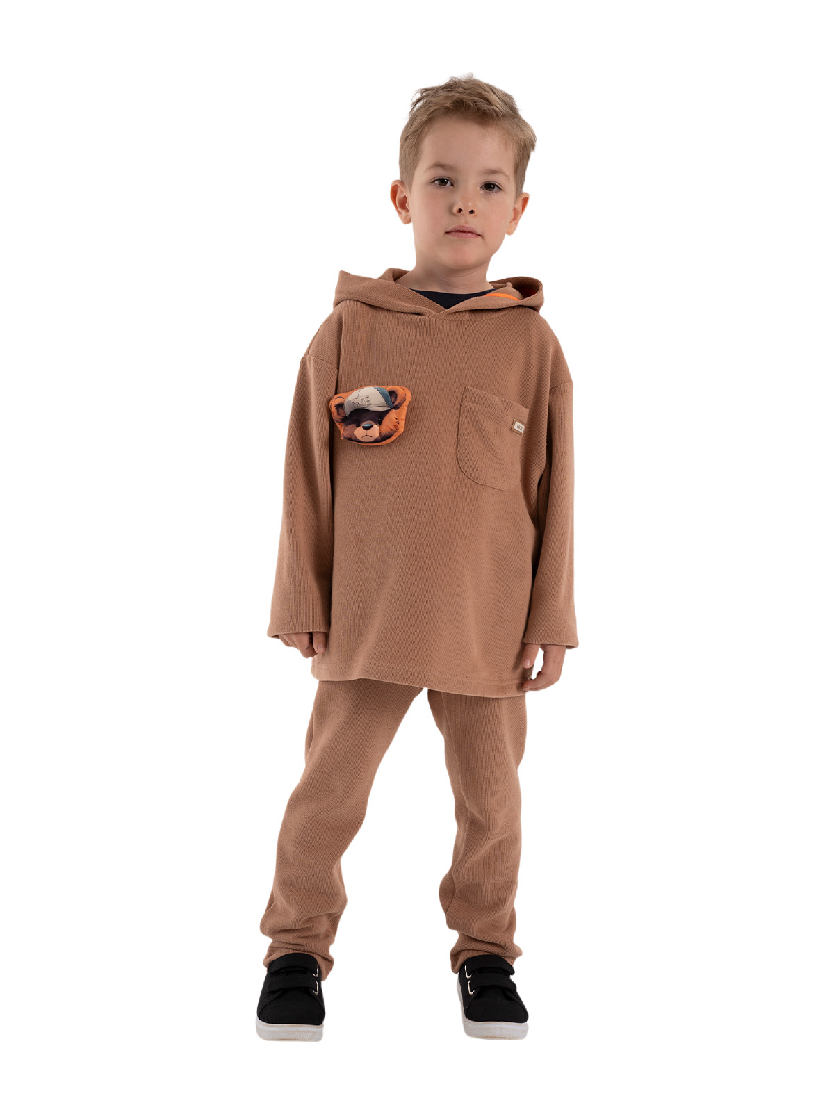 Джемпер для мальчика О37121 (коричневый)