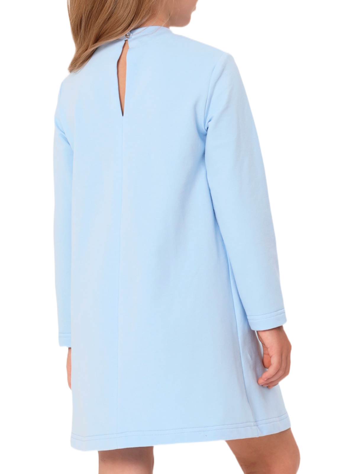 Платье для девочки О57186 (голубой)