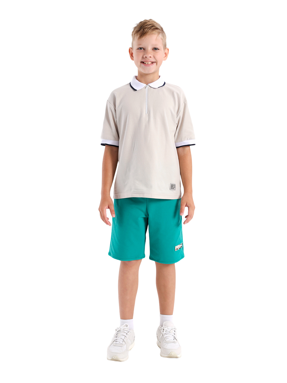 Джемпер для мальчика О47332 (бежевый)