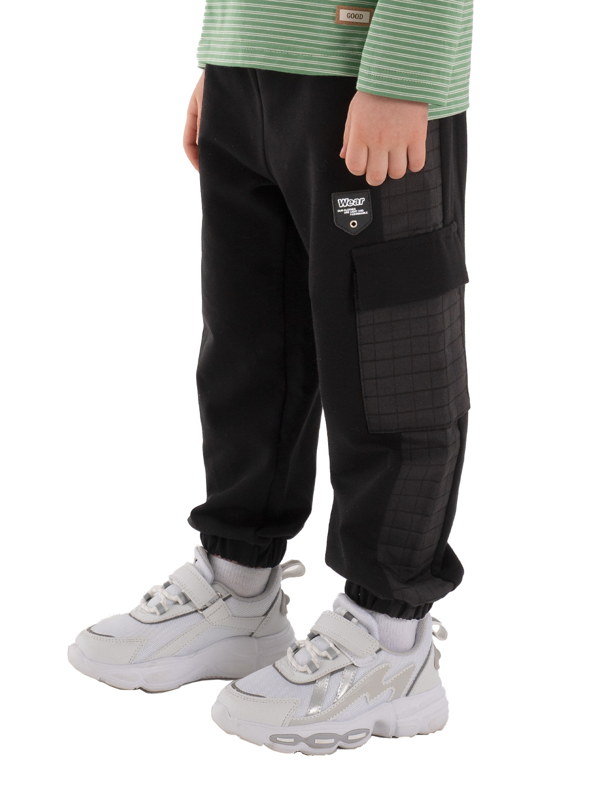 Брюки для мальчика О36697 (черный)