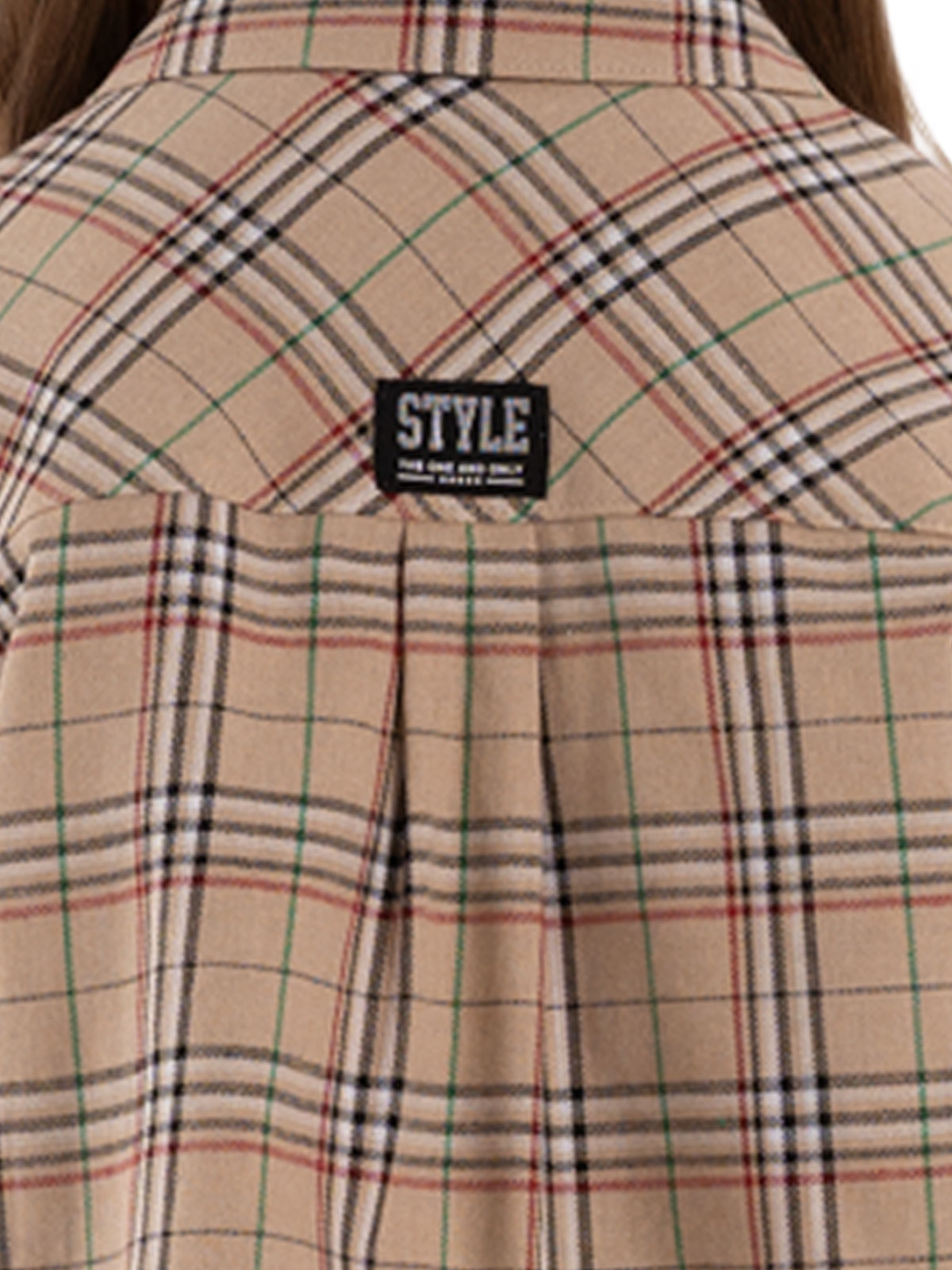 Блузка для девочки О67073 (бежевый)