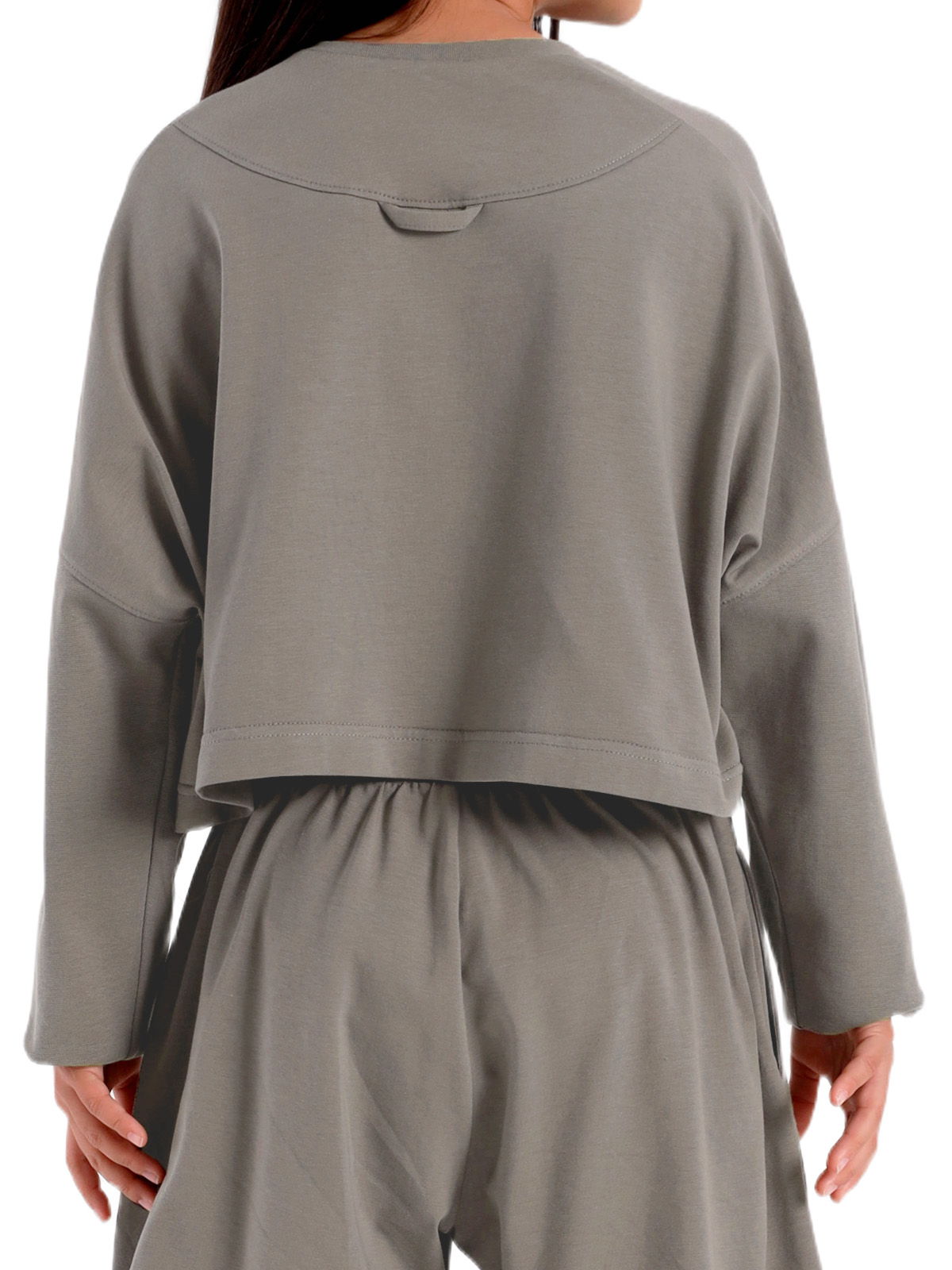 Джемпер для девочки О57274 (серый)