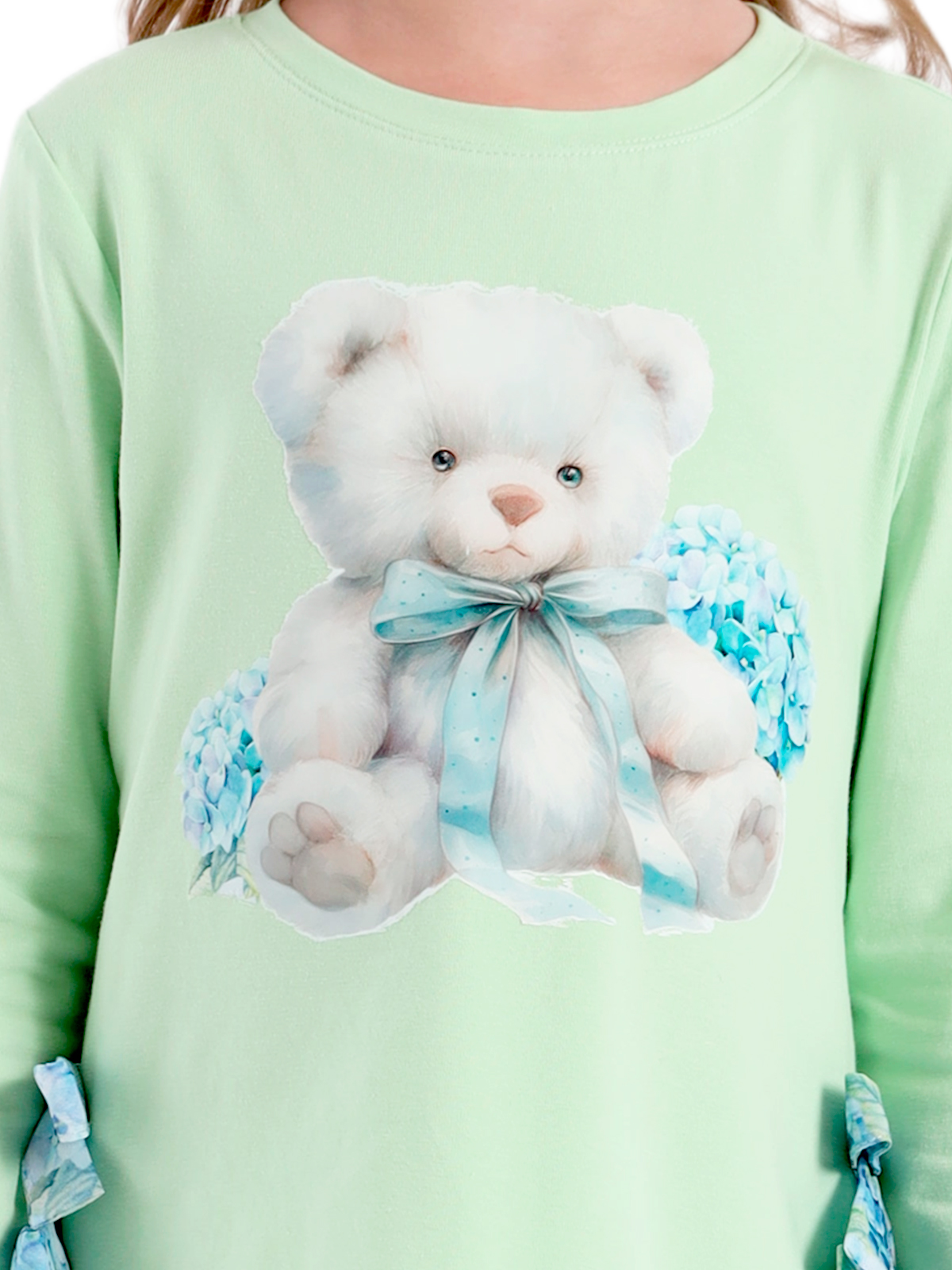 Джемпер для девочки О57302 (зеленый)