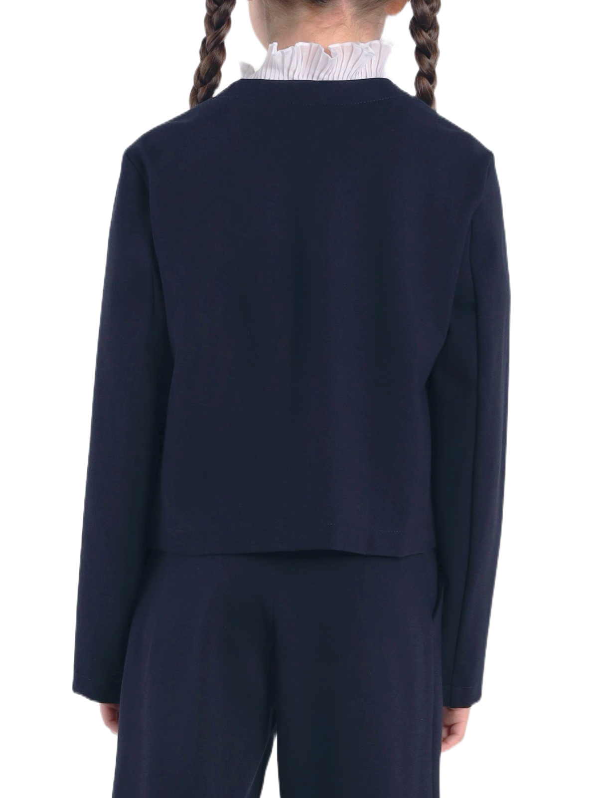 Жакет для девочки О77027 (синий)