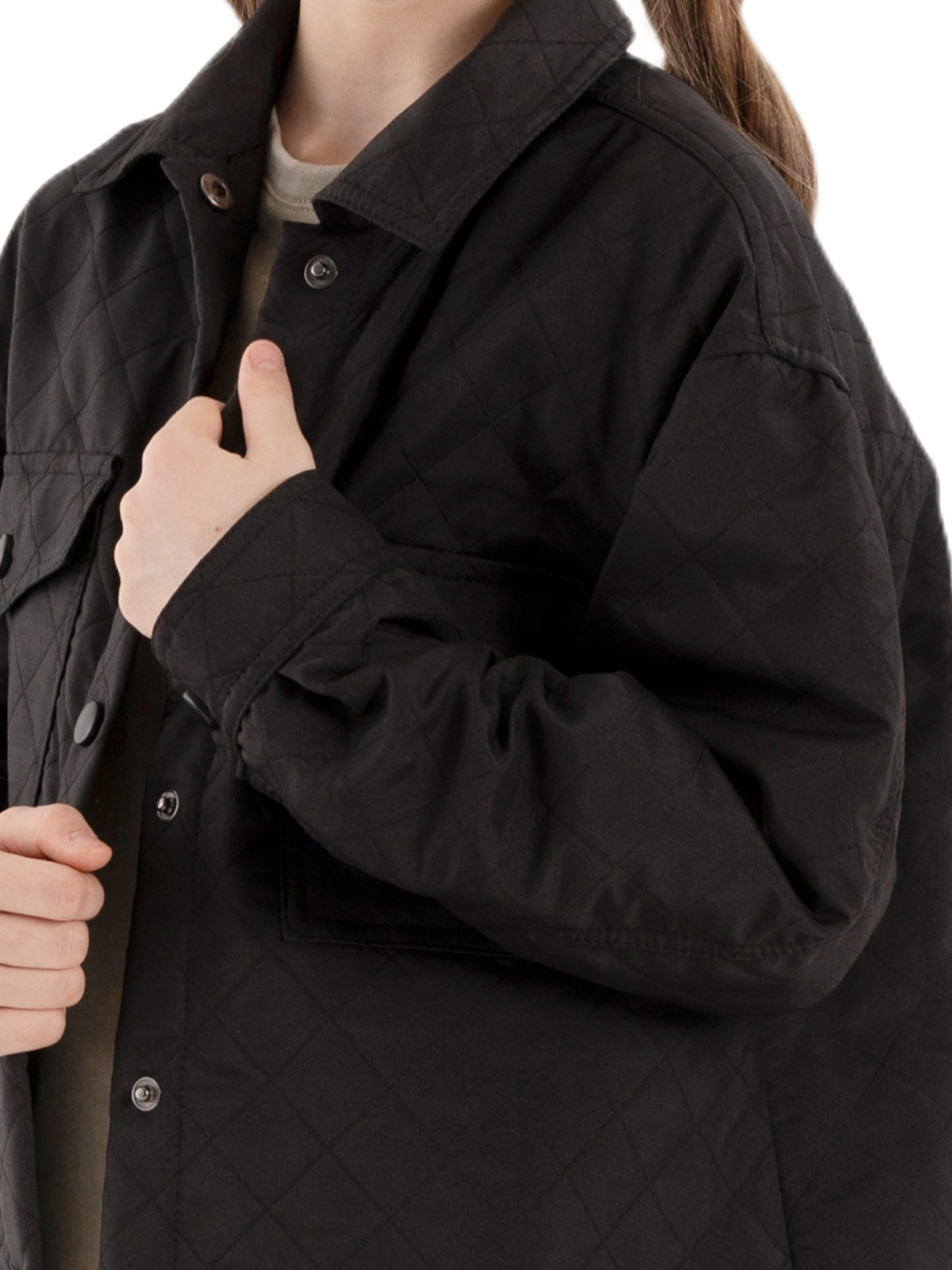 Куртка для девочки О66184 (черный)