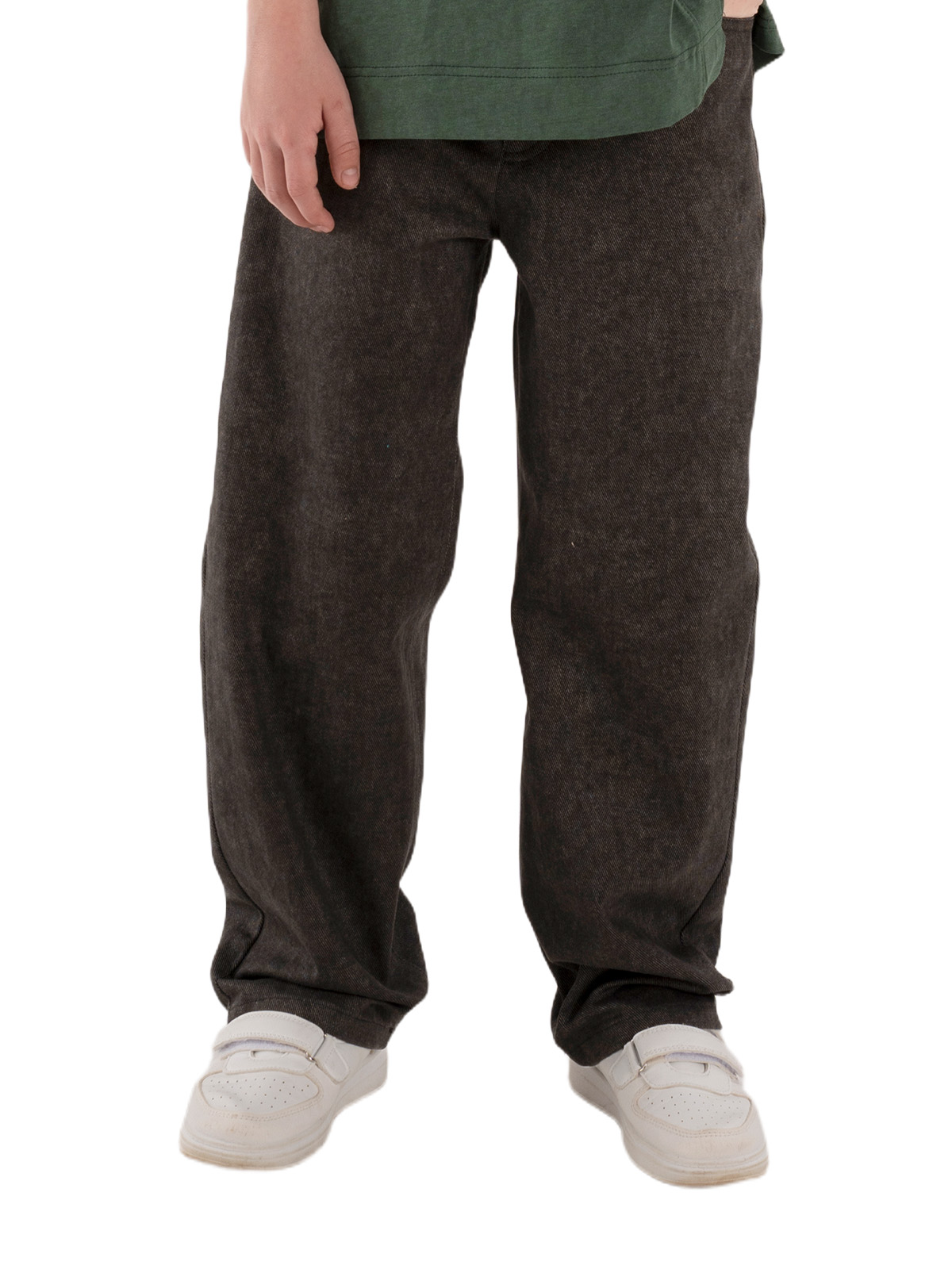 Брюки для мальчика О37168 (черный)