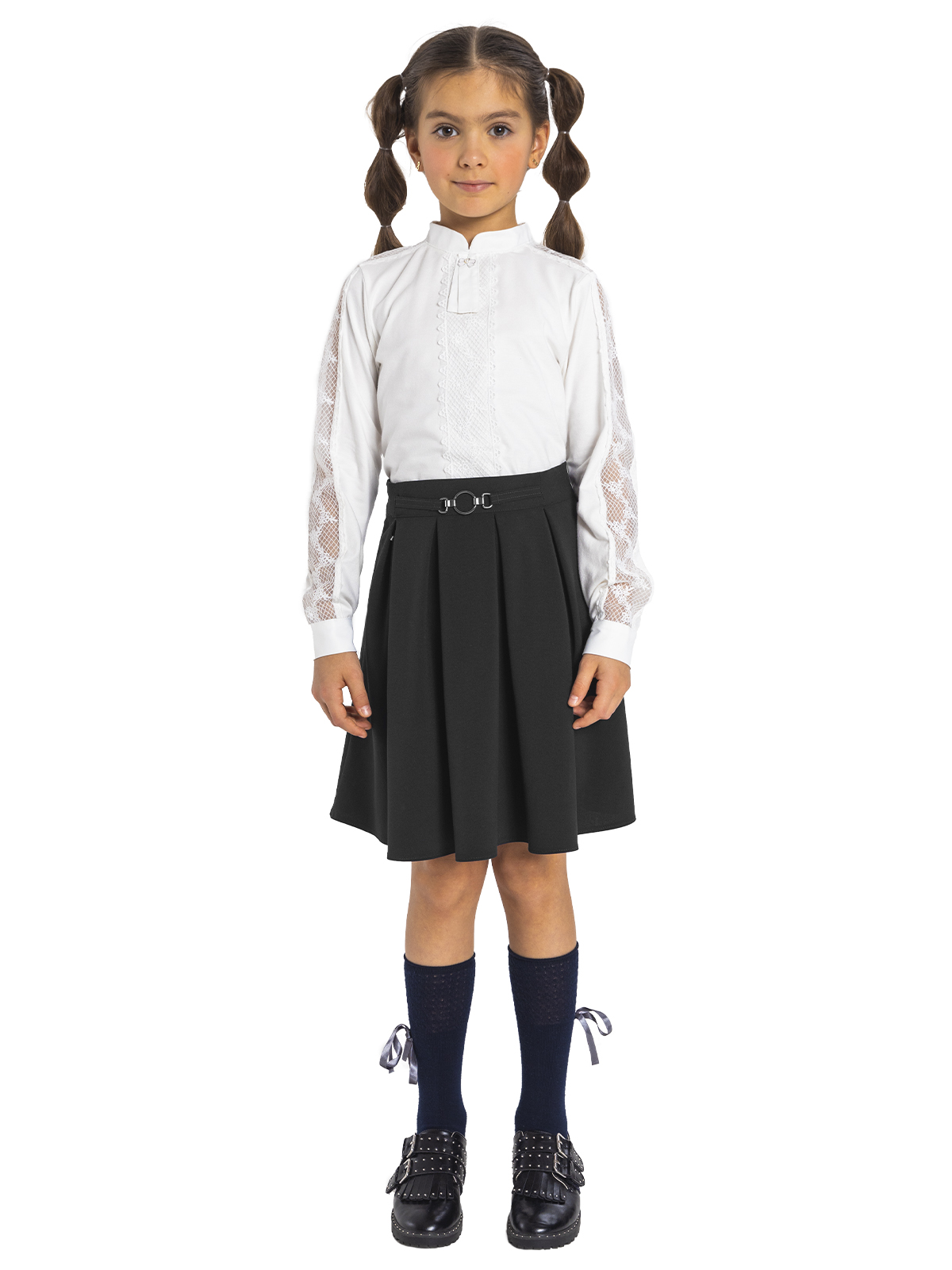 Юбка для девочки О77037 (черный)
