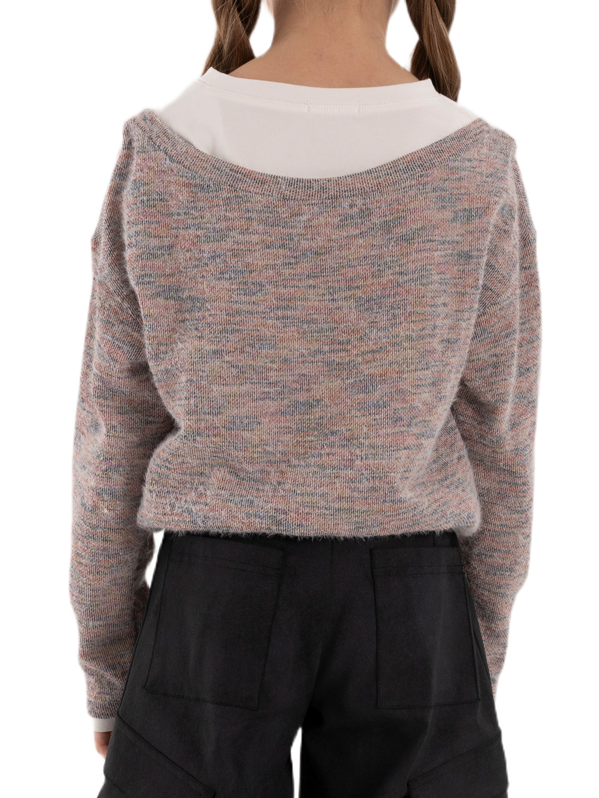 Джемпер для девочки О67075 (серый)