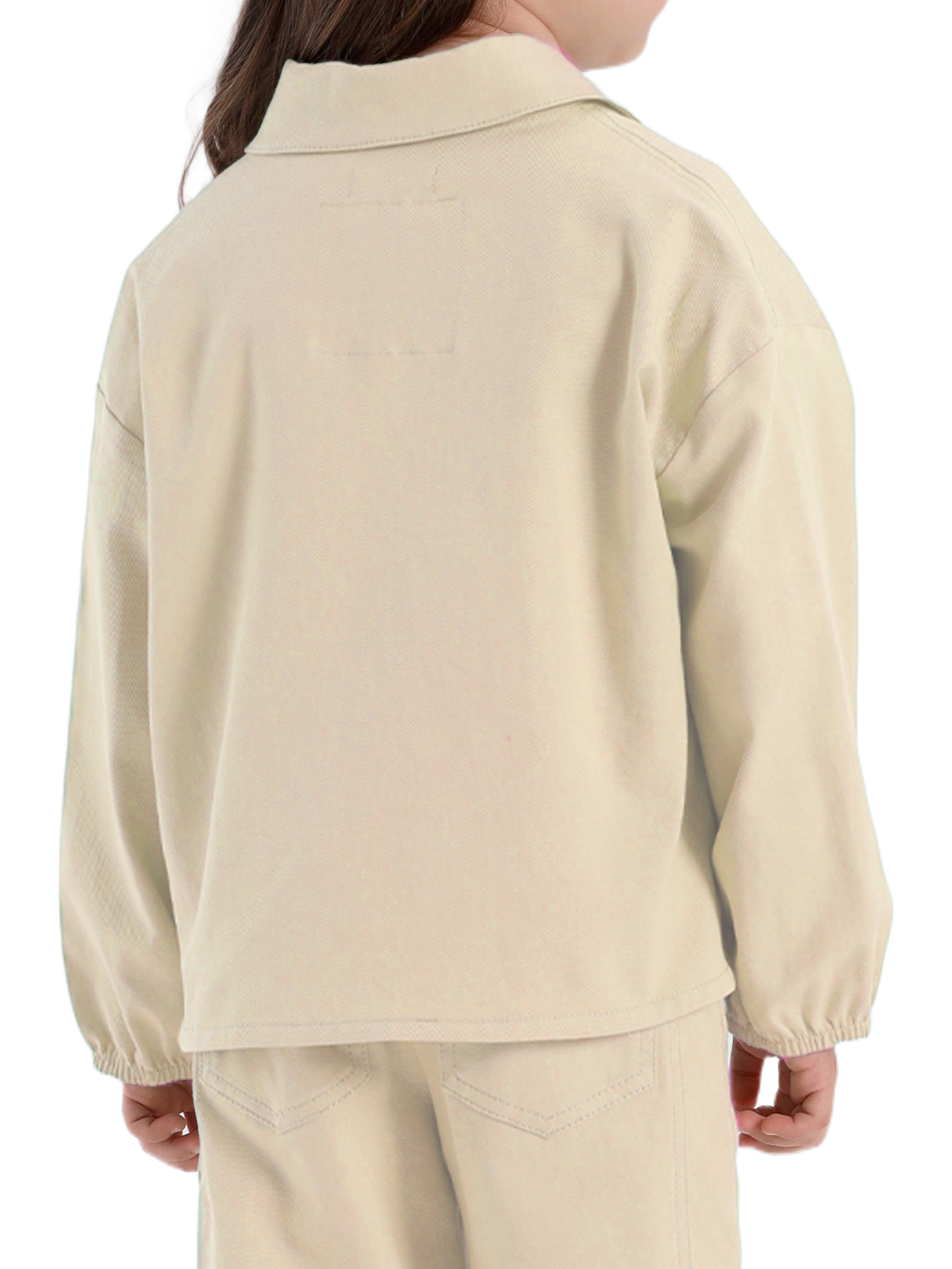 Куртка для девочки О57253 (молочный)