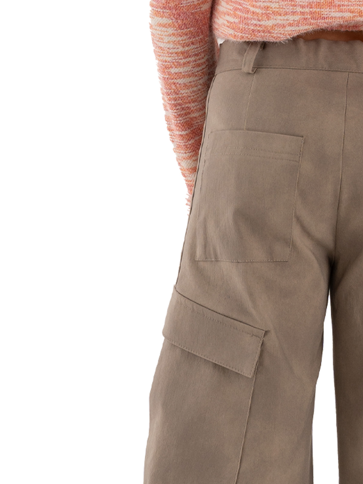 Брюки для девочки О67080 (хаки)