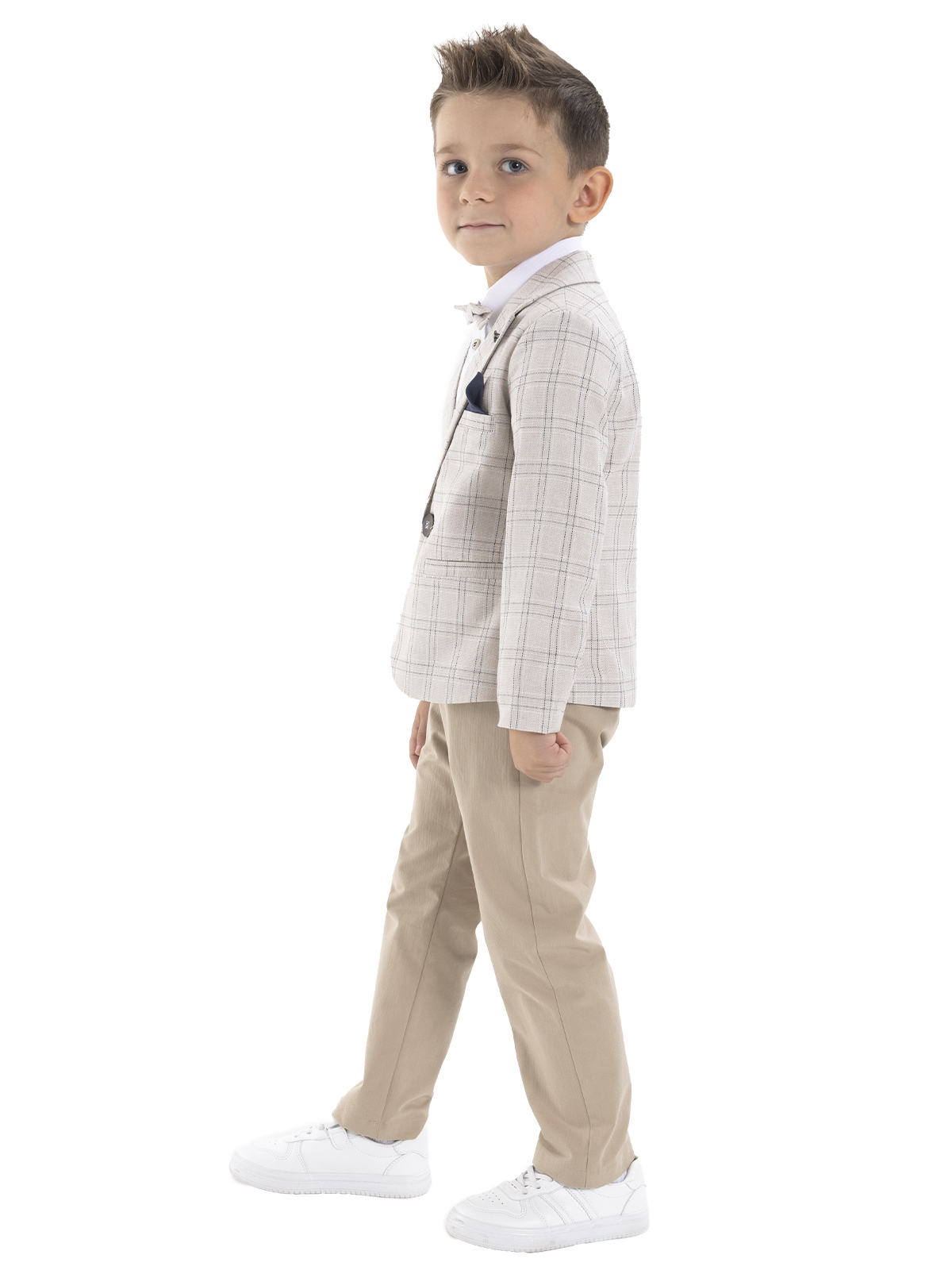 Брюки для мальчика О46956 (бежевый)