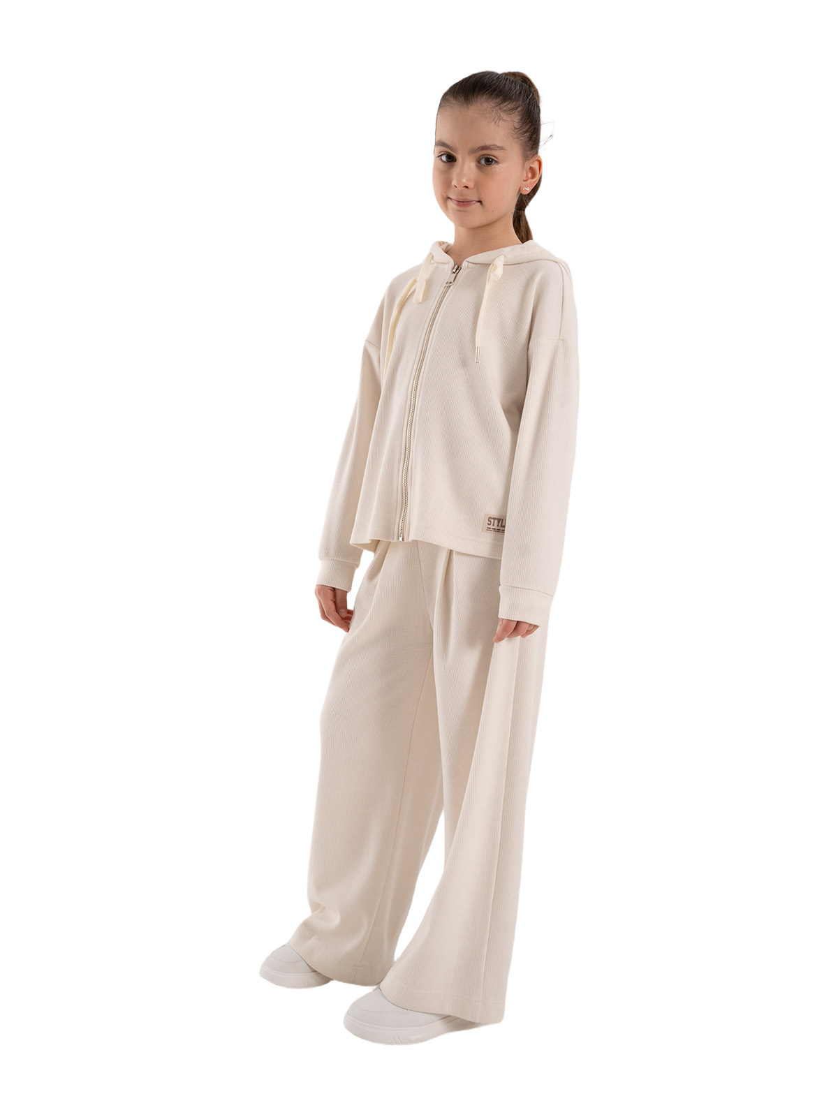 Джемпер для девочки О67077 (белый)