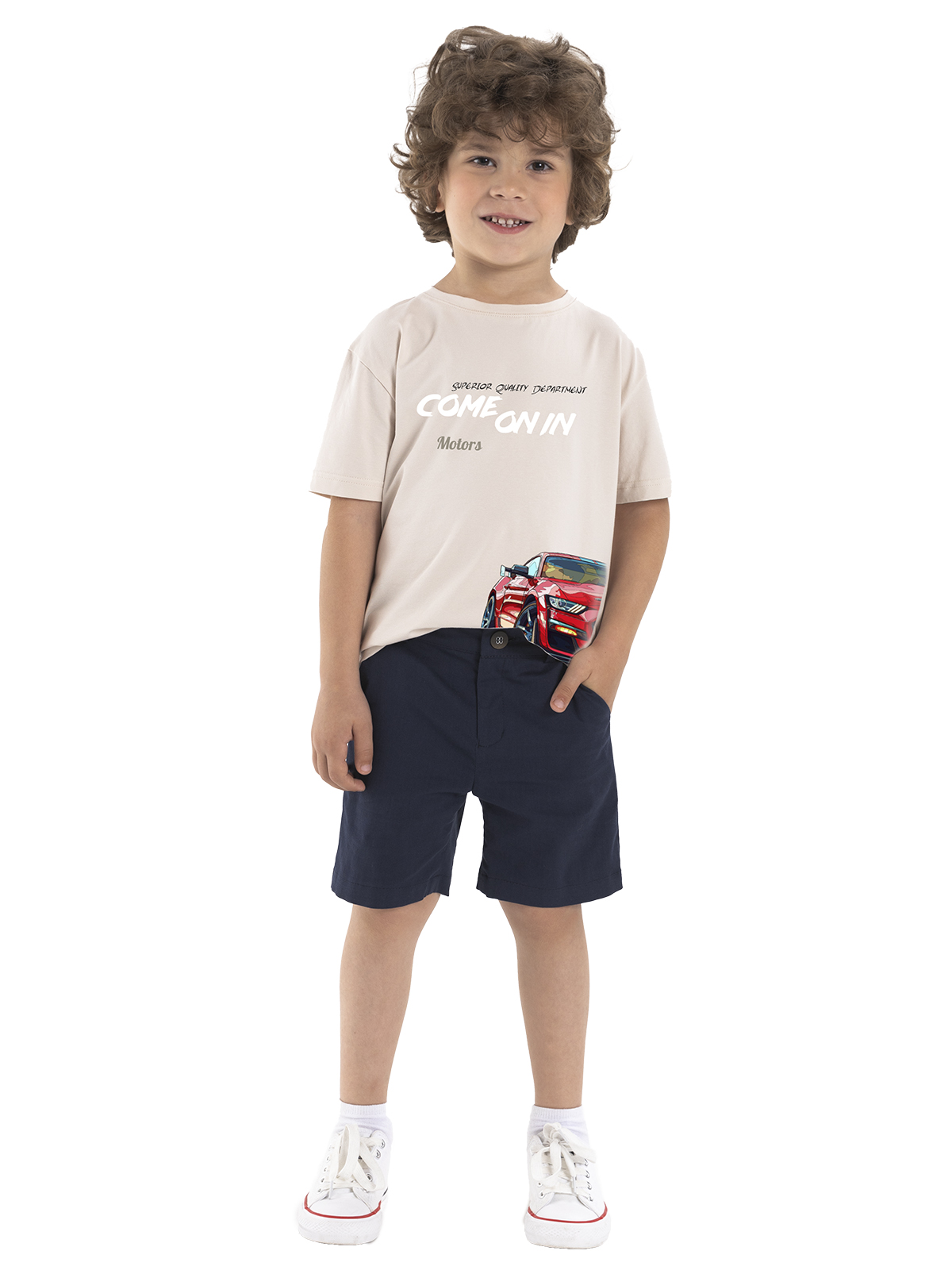 Шорты для мальчика О46954 (синий)