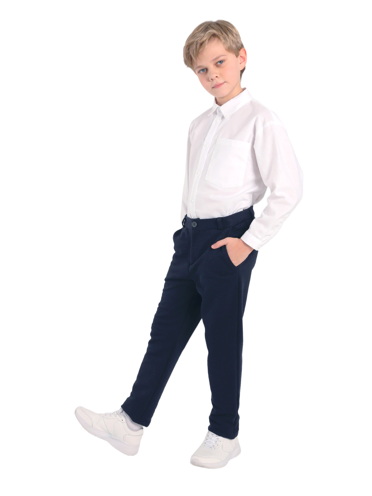 Брюки для мальчика О15415 (синий)