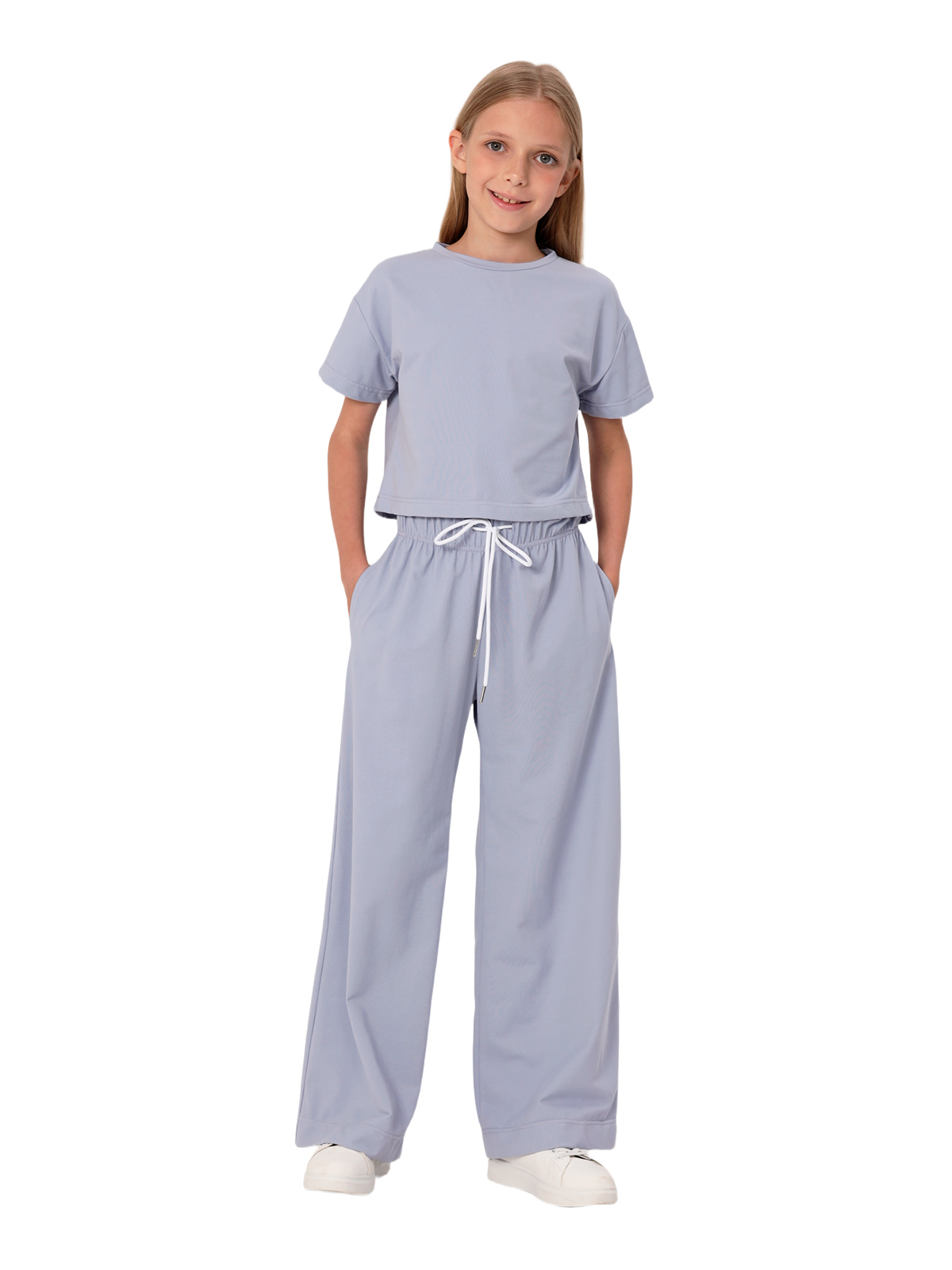 Комп.:джемп.,брюки для девочки О56910 (сиреневый)