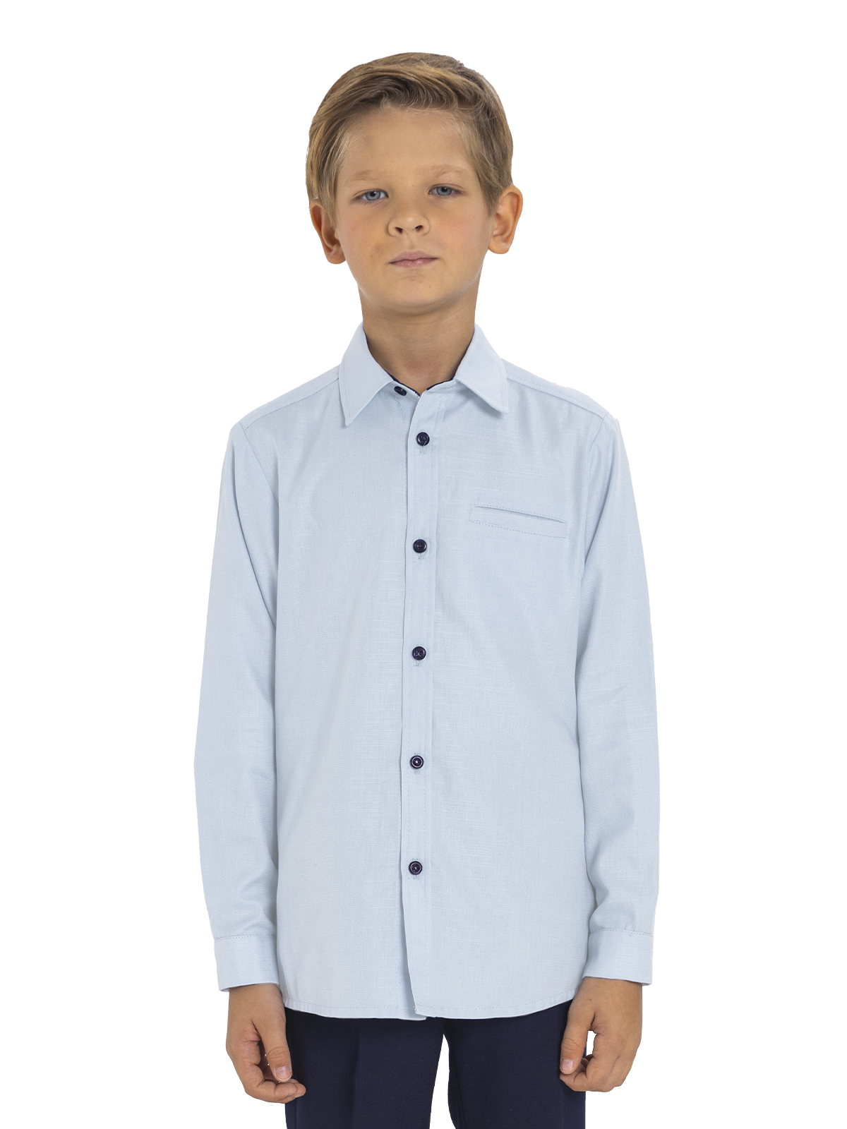 Верхняя сорочка для мальчика О17066 (голубой)
