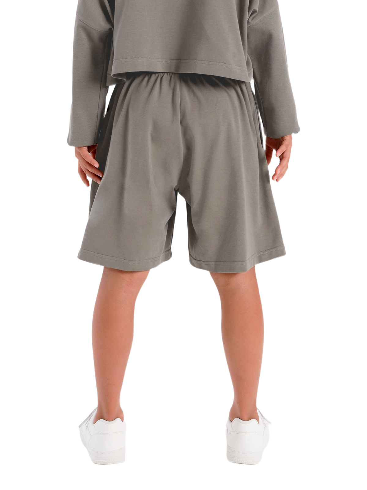 Шорты для девочки О57275 (серый)