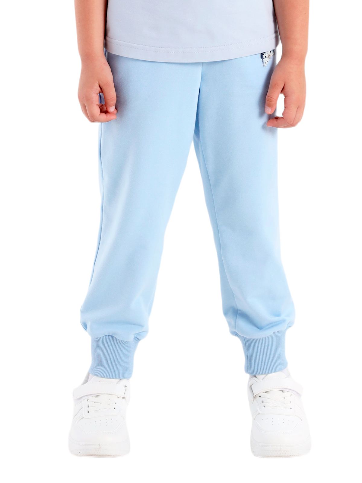 Брюки для девочки О57243 (голубой)