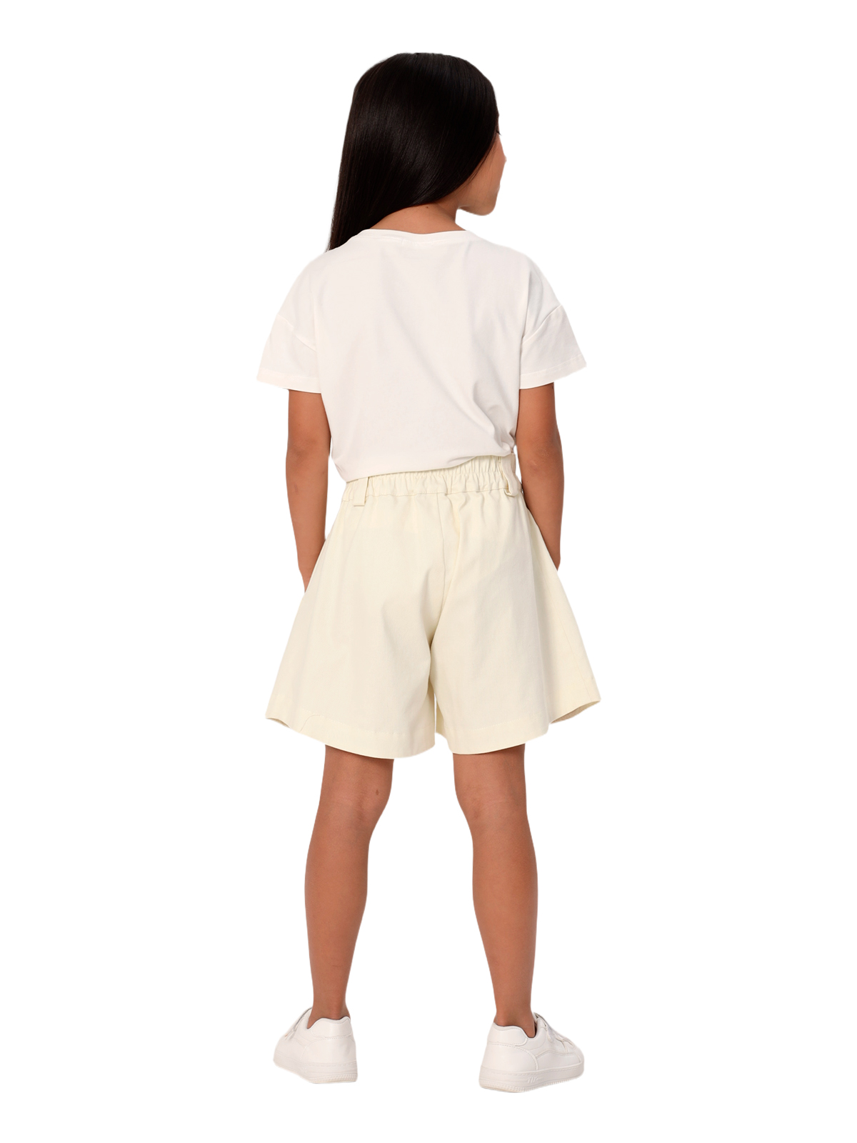 Шорты для девочки О57289 (молочный)