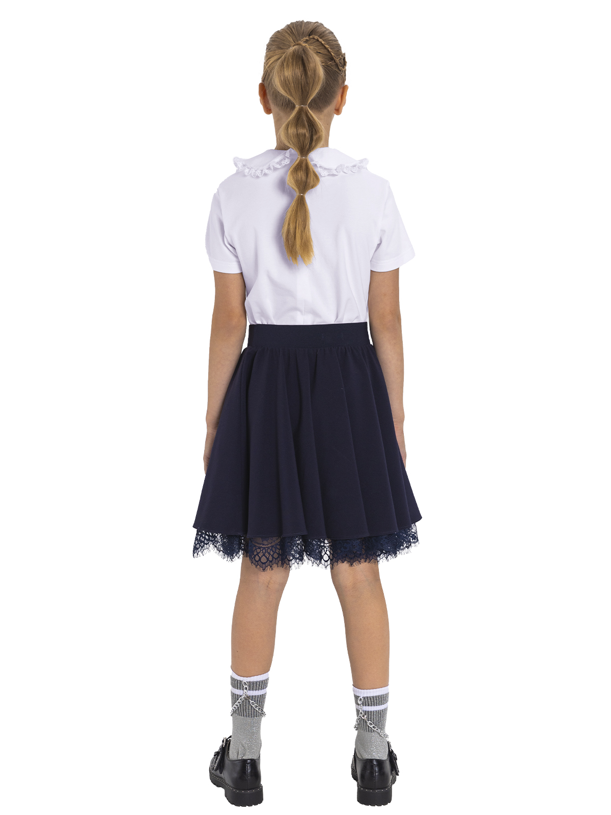 Блузка для девочки О76977 (белый)