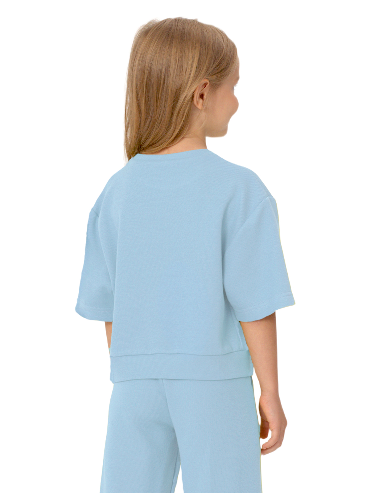 Комп.:джемп.,брюки для девочки О57300 (голубой)