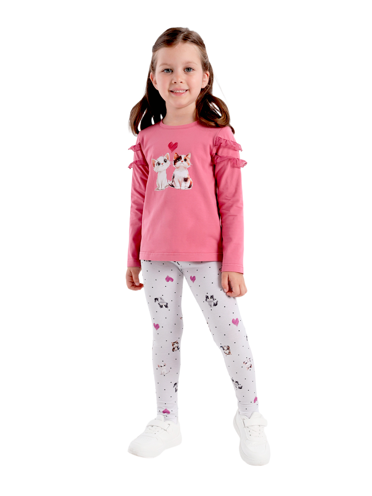 Брюки для девочки О57245 (бежевый)